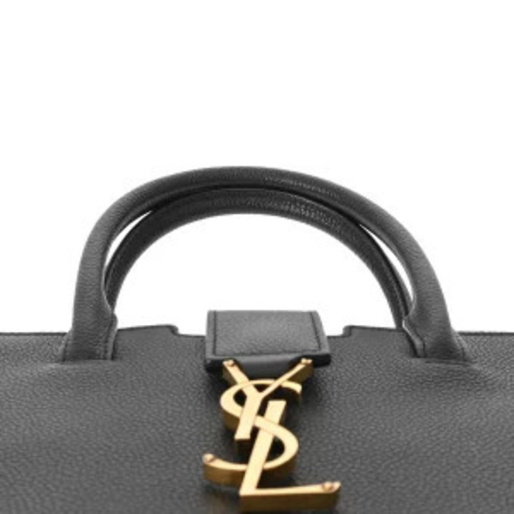 Saint Laurent Downtown Baby Bag Black Grain Leather Handbag - Picture 4 of 9